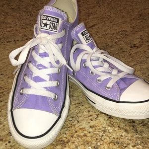 Light purple converse size 8 women’s